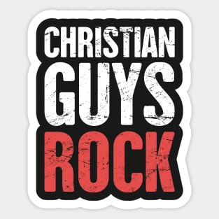 Christian Guys Rock – Christian Band Sticker